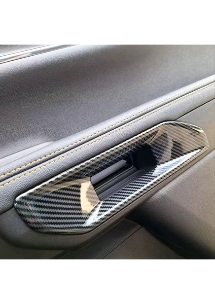 Ford Ranger Için 2023 2024 Araba Iç Kapı Tutucu Kapak Trim Aksesuarları Abs Karbon Fiber (Yurt Dışından) modelleri