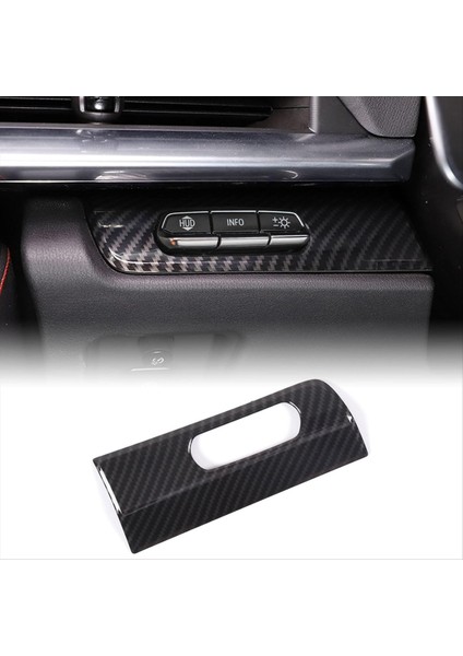 Chevrolet Için Corvette C8 2020-2023 Araba Far Anahtarı Kapağı Hud Düğme Panel Trim Aksesuarları Abs Karbon Fiber (Yurt Dışından) fiyatları