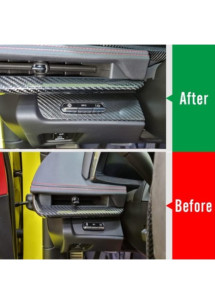 Chevrolet Için Corvette C8 2020-2023 Araba Far Anahtarı Kapağı Hud Düğme Panel Trim Aksesuarları Abs Karbon Fiber (Yurt Dışından) indirimleri