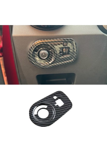 Mg Zs 2024 Araç Far Anahtarı Düğmeleri Kapak Dekoratif Trim Iç Accessoriess Karbon Fiber Lhd (Yurt Dışından) indirimleri