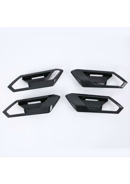 Vw T-Roc Için 2018-2024 Karbon Fiber Araba Iç Kapı Kolu Kase Kapağı Kaplama Döşeme Aksesuarları (Yurt Dışından) fiyatları