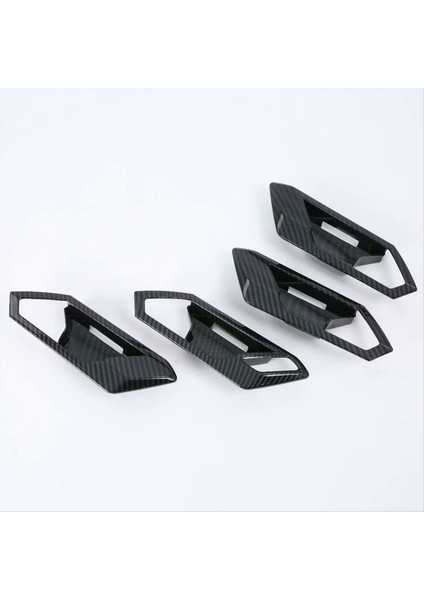 Vw T-Roc Için 2018-2024 Karbon Fiber Araba Iç Kapı Kolu Kase Kapağı Kaplama Döşeme Aksesuarları (Yurt Dışından) fırsatları