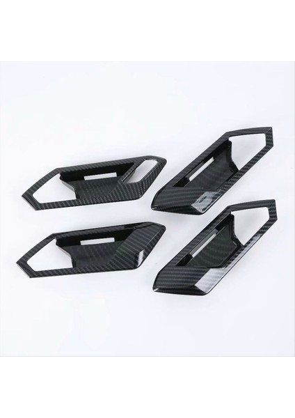 Vw T-Roc Için 2018-2024 Karbon Fiber Araba Iç Kapı Kolu Kase Kapağı Kaplama Döşeme Aksesuarları (Yurt Dışından) indirimleri