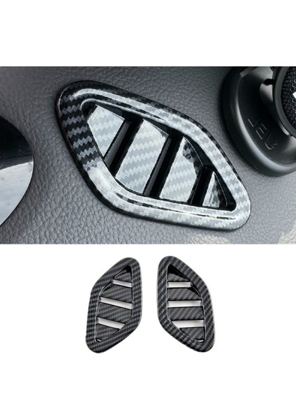 Mg Zs 2024 Araç Gösterge Tablosu Yan Hava Çıkış Havalandırma Kapağı Dekoratif Trim Iç Accessoriess Karbon Fiber Rhd (Yurt Dışından) fırsatları