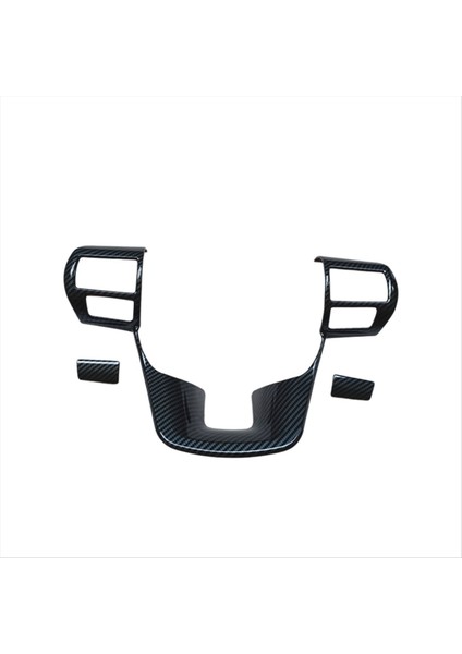 Toyota Fortuner 2018-2023 Için Araba Direksiyon Simidi Çıkartma Karbon Fiber Araba Iç Aksesuarları (Yurt Dışından)