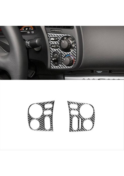 Honda S2000 2000-2009 Için Lhd Yumuşak Karbon Fiber Merkezi Kontrol Gösterge Tablosu Ayar Düğmesi Kapak Trim Aksesuarları (Yurt Dışından) indirimleri