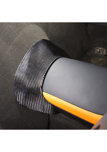 Corvette C7 Için 2014-2019 Yumuşak Karbon Fiber Otomobil Merkezi Kontrol Koltuk Kutusu Arka Panel Kapak Trim Sticker Aksesuarları (Yurt Dışından) fırsatları