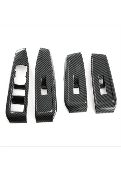 1set Abs Rhd Pencere Cam Asansör Trim Anahtar Düğmesi Panel Çerçevesi Ford Ranger Everest Için Iç Dekoratif 2023 (Yurt Dışından)