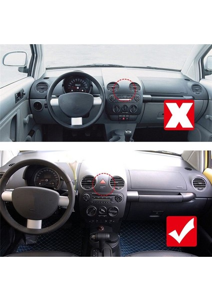 Karbon Fiber Tarzı Araba Merkezi Konsolu Gösterge Paneli Panel Kapak Vw Volkswagen Yeni Beetle 2003-20 (Yurt Dışından) fırsatları