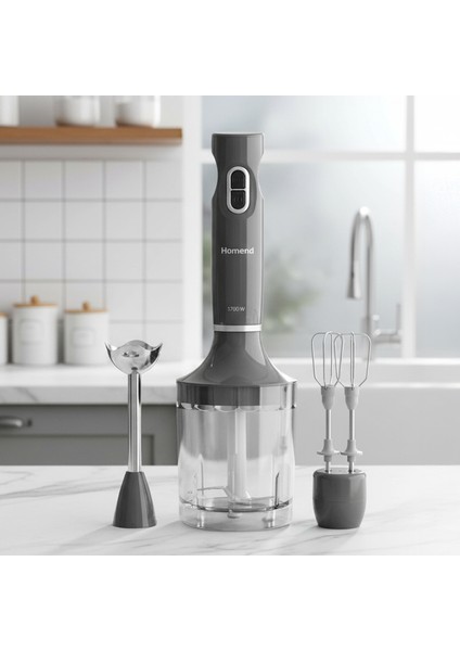 Handmaid 1936H El Blender Seti Antrasit