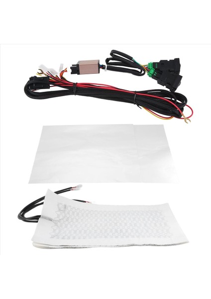 4pcs Araba Koltuğu Isıtıcı 12V Isıtmalı Koltuk Isıtma Pedleri 2 Kadranla 5 Seviye Anahtar Toyota Prado Corolla Rav4 Reiz Yaris (Yurt Dışından)