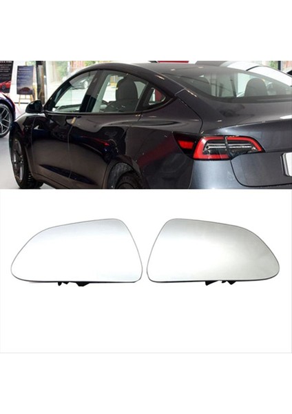 Araba Sağ Ön Isıtmalı Yan Kapı Kanadı Arka Görüntü Tesla Model 3 2017-2022 Için Beyaz Ayna Lens Cam (Yurt Dışından) indirimleri