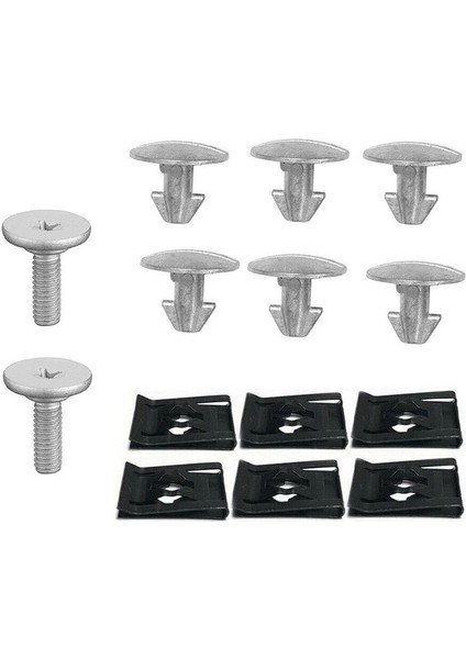 14PC Alt Motor Kapak Pin Vidası, Sıçrama Kalkanı Donanım Vidası ve Erişim Klibi, Honda Accord Civic 90674-TY2-A01 (Yurt Dışından)