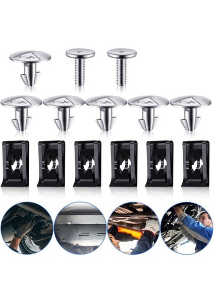 14PC Alt Motor Kapak Pin Vidası, Sıçrama Kalkanı Donanım Vidası ve Erişim Klibi, Honda Accord Civic 90674-TY2-A01 (Yurt Dışından) modelleri