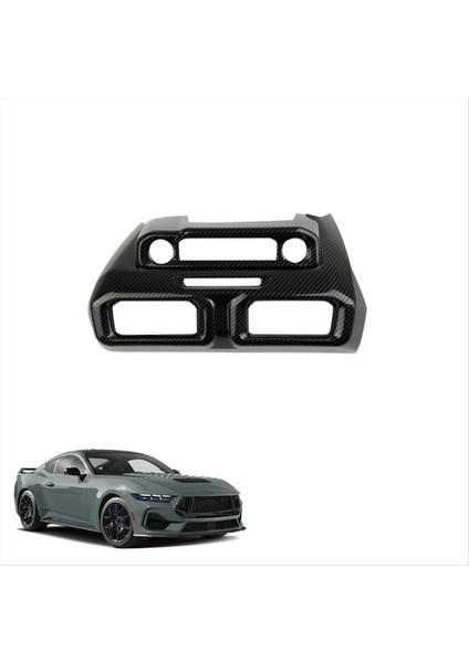 Ford Mustang 2024 Iç Aksesuarlar Için Orta Konsol Hava Havalandırma Kapağı Döşeme Karbon Fiber (Yurt Dışından) indirimleri