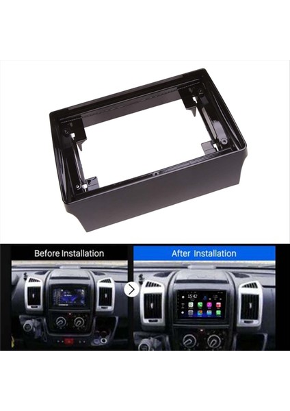 Citroen Jumper Için 9 Inç Araba Fasya Radyo Paneli, Röle / Peugeot Boxer Için / Fiat Ducato Için 2011+ Dash Kit Facia Konsol Plakası (Yurt Dışından) fiyatları