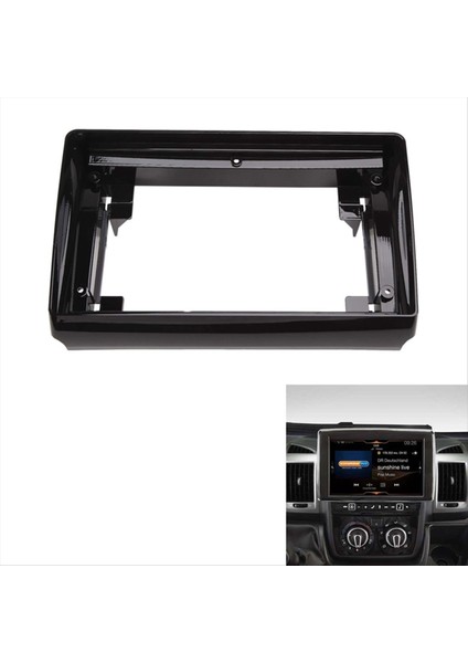Citroen Jumper Için 9 Inç Araba Fasya Radyo Paneli, Röle / Peugeot Boxer Için / Fiat Ducato Için 2011+ Dash Kit Facia Konsol Plakası (Yurt Dışından) fırsatları