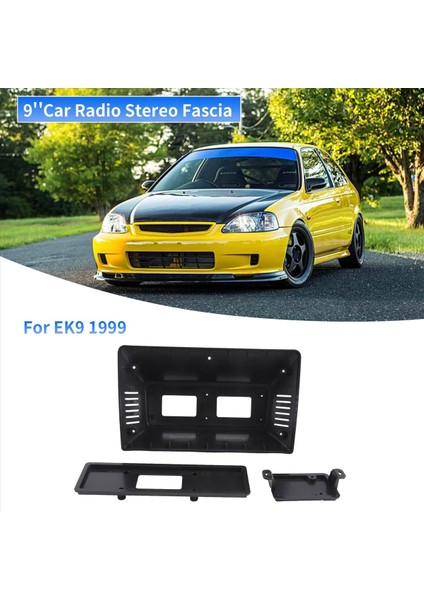 Honda Civic Ek9 1999 Için 9 Inç Araba Radyo Stereo Fasya Çerçevesi Panel Trim (Yurt Dışından) fiyatları