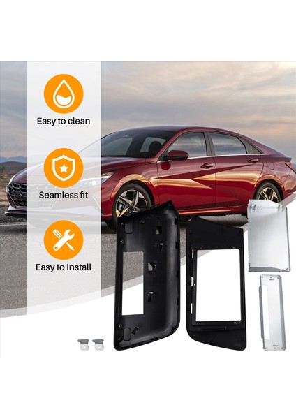 9 Inç Araba Radyo Fassias Gösterge Tablosu Çerçevesi Kurulum Gps Mp5 Hyundai Elantra Lhd 2021 Için Multimedya Oyuncu (Yurt Dışından) fırsatları