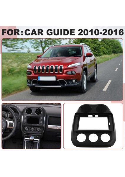 2 Dın 10.1 Inç Araba Radyo Kurulumu Android Gps Mp5 Fasya Panel Çerçevesi Jeep Dash Mount Kiti Sol Sürücü (Yurt Dışından) fırsatları