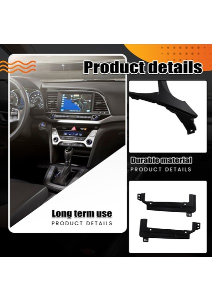 Hyundai Elantra 2014 2015 Multimedya Çerçeve Gösterge Tablosu Kurulum Panel Trim Yeni (Yurt Dışından) fırsatları