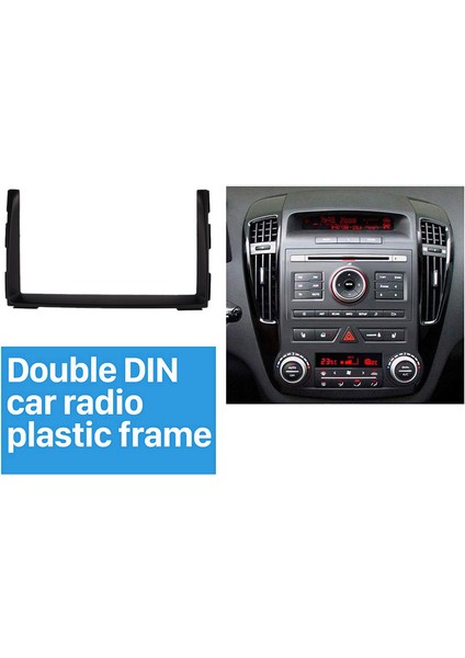 2 Din Araba Radyosu Fasya Araç DVD Gps Kia Ceed Için Dekoratif Çerçeve Çerçeve Montaj Surround Panel 2010-2012 (Yurt Dışından) fiyatları