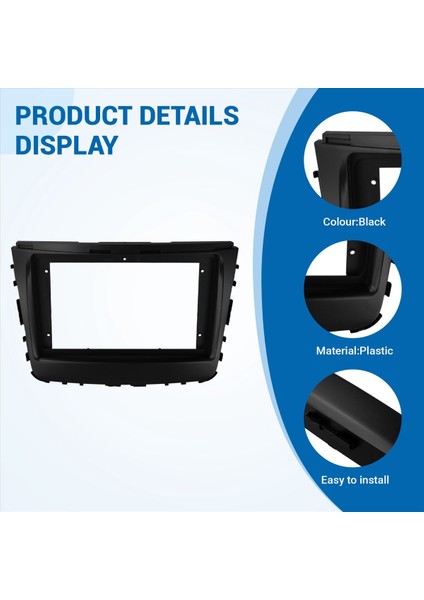 9 Inç Araba Radyo Çerçevesi Ssangyong Rexton 2018 Kurulum DVD Gps Mp5 Fasya Düzlem Çerçevesi Çizgi Kiti (Yurt Dışından) modelleri