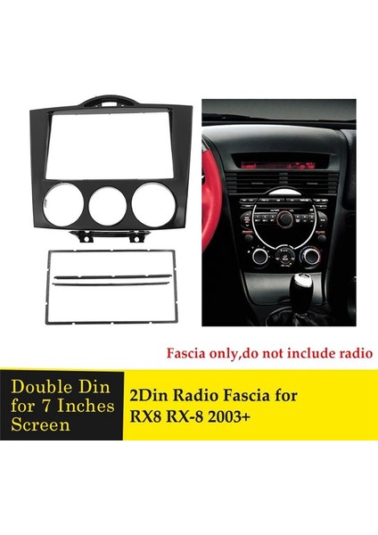 Mazda Rx-8 Rx8 2003-2008 Gösterge Tablosu Video DVD Player Panel Çerçevesi Montaj Trim (Yurt Dışından) fiyatları