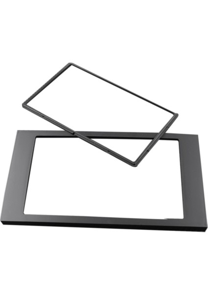 2 Dın DVD Stereo Radyo Gezinme Fasya Paneli Surround Plaka Çerçevesi Adaptörü Ford Focus C-Max S-Max Fiesta Füzyon (Yurt Dışından)