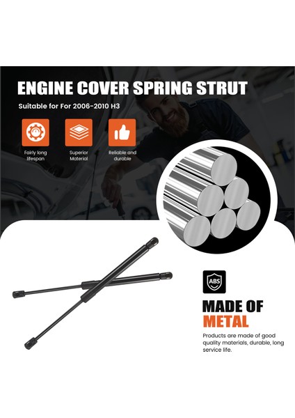 Hummer Için H3 2006-2010 Araba Ön Kaput Motor Kapağı Destek Çubuk Şok Bahar Strut Bonnet Kaldırma Braketi (Yurt Dışından) fırsatları