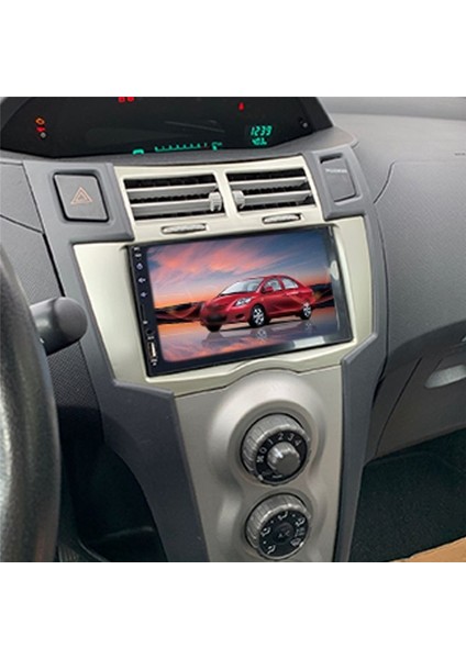 Toyota Yaris Vitz Platz 2005-2011 Dash Kit Mp5 Stereo DVD Adaptör Panel Çerçevesi Için 2 Din Araba Radyo Fasyası (Yurt Dışından) indirimleri