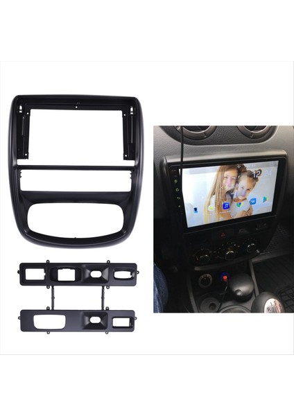 Renault Dacia Duster Için 9 Inç Fasya 2012-2014 Radyo Stereo Gps Mp5 Android Player 2din Kafa Birimi Panel Çizgi Çerçevesi (Yurt Dışından) fiyatları