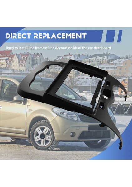 10.1 Inç Araba Radyo Fasyaları Renault Sandero 2013 Android Gps Mp5 Stereo Player 2 Din Head Unit Panel Çizgi Çerçevesi (Yurt Dışından) modelleri