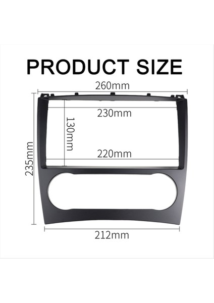 Mercedes Benz C-Serisi W203/CLC W203 Radyo Gps Android Ses Dash Panel Kiti (Yurt Dışından) modelleri