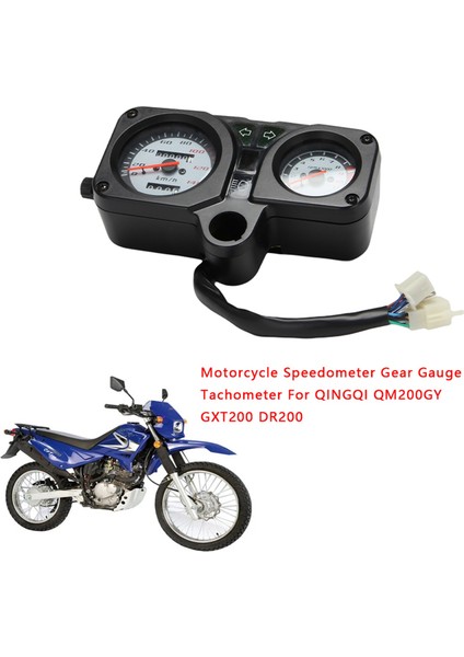 Suzuki Qingqi Için Motosiklet Hız Tezgahı Dişli Göstergesi Taşometre QM200GY GXT200 DR200 (Yurt Dışından) fiyatları