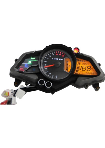 Bajaj 200NS Taşometre Dijital Yolcayı Motosiklet Hız Tometre Ölçer LCD Aleti (Yurt Dışından)