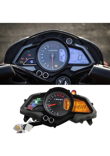 Bajaj 200NS Taşometre Dijital Yolcayı Motosiklet Hız Tometre Ölçer LCD Aleti (Yurt Dışından) fırsatları