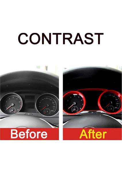 Araba Iç Gösterge Tablosu Takometre Speedometre Frame Panel Kapak Golf For Golf 7 7.5 Mk7 2015-2019 Aksesuarlar (Yurt Dışından) modelleri