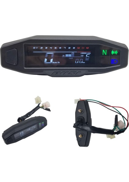 Moto LCD Speedometre Mini Metre Kütük Elektrik Enjeksiyon Karbüratör Enstrümanı Rus KR200 Için Braket ile (Yurt Dışından) indirimleri