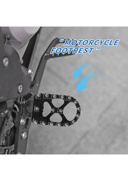 Motosiklet Geniş Ayak Peg Mx Offroad Foot Pegs 360 ° Sportster 883 Fatboy Bobber Motosiklet Aksesuarları (Yurt Dışından) indirimleri