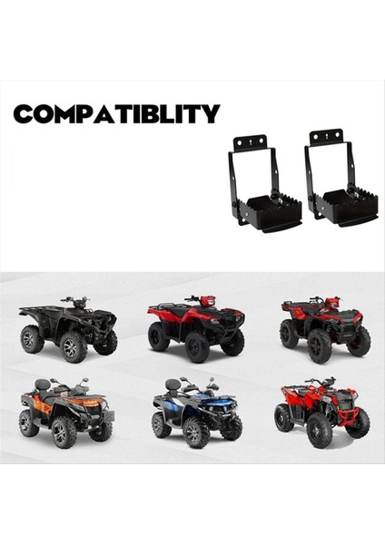 Evrensel Atv Ayak Dinlenme Arka Yolcu Ayakları 4 Tekerlekli Araç Ayak Pegs Yolcu Kayma Önleyici Ayak Çarşamba (Yurt Dışından) modelleri