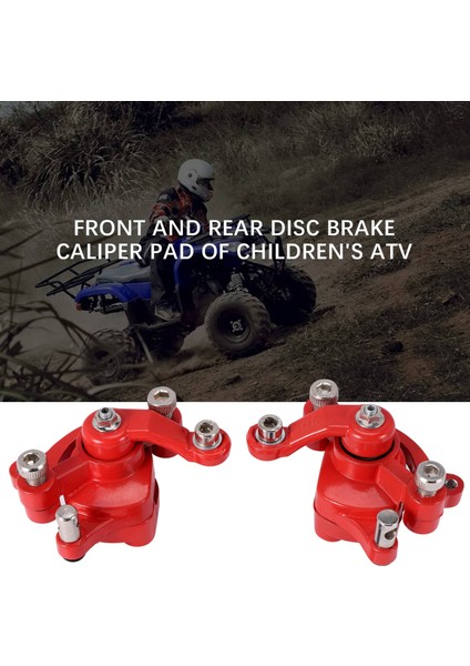 43CC 47CC 49CC Çin Mini Moto Çocukları Için Ön Arka Disk Fren Kaliper Pedleri Atv Dört Minimoto Kir Cep Bisikleti Gaz Scooter (Yurt Dışından) fiyatları