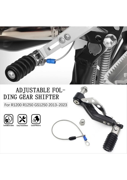Bmw R1200 R1250 GS1250 2013-2023 Bmw Için Motosiklet Dişli Dişli Pedal Kolu Ayarlanabilir Katlanır Pedal Kolu (Yurt Dışından) modelleri