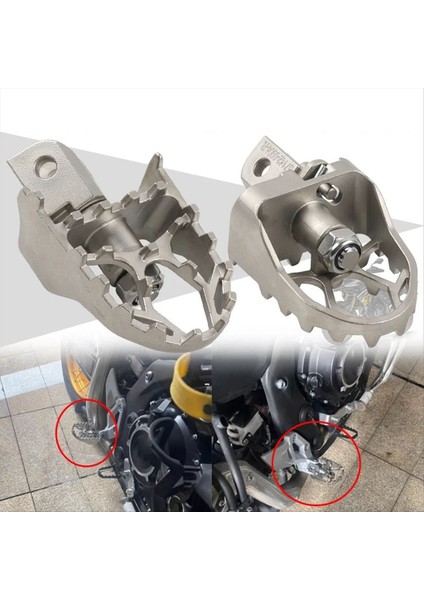 Motosiklet Ayak Dönemi Ayağı Pegs Ayak Dinler Pedal Pedallar Valis Dsx 525 Dsx Ds x DS525 DS525X 525DSX DSX525 (Yurt Dışından) fırsatları