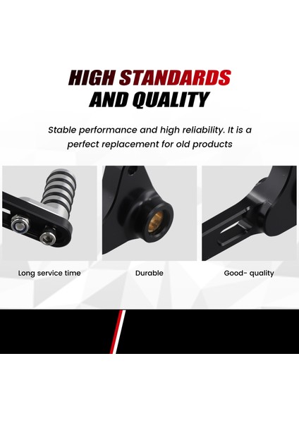 Motosiklet Ayarlanabilir Dişli Vites Kolu Ducati Canavarı Için 1200 S R 821 Vites Değiştirici Pedal Ayak Mandalları Cnc Alüminyum Siyah ve Gümüş (Yurt Dışından) indirimleri