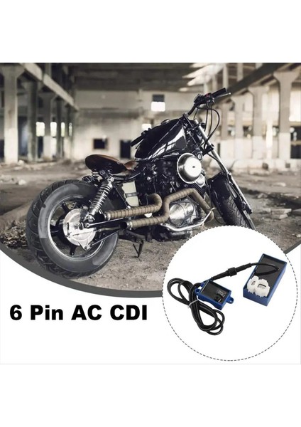 Motorcycle-Ignition 6 Pin Cdı Kutusu Ac Dijital Ateşleyicisi CG125 AKT125 FT125 RX125 Atv Dirt Bike Go Kart Bike Için Ayarlanabilir (Yurt Dışından) fiyatları