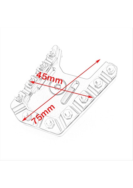 Yamaha Için Motosiklet Fren Kolu Pedal Genişletici Tenere 700 XTZ700 2019-2024 Tenere 700 Ralli Edition 2020-2024 (Yurt Dışından) fiyatları