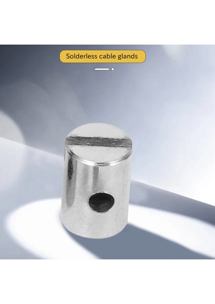 8pcs Metal Lehimsiz Kablo Nipelleri 5mm Gaz Kelebeği Motosiklet Scooter Dörtlü Biçme Biçme Araba Stil Aracı (Yurt Dışından) modelleri