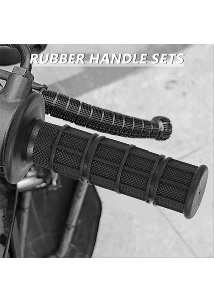 3paır Motsikli Trıps Thalebar Tops Motosikli Scooter Quad 24MM Motokros Siyah (Yurt Dışından) indirimleri