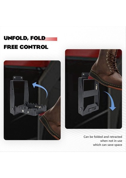 1paır Universal Atv Ayak Dinlenme Arka Yolcu Ayak Çarşamba 4 Tekerlekli Araç Ayak Pegs Yolcu Kayma Önleyici Dökme Demir Ayak Çarşamba (Yurt Dışından) modelleri